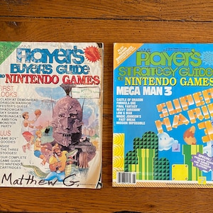 1989 and 1990 Vintage Game Player&#39;s Strategy Guide To Nintendo Games - Volume 2 Number 5 And Volume 3 Number 6 -NES Strategy Guide Magazines