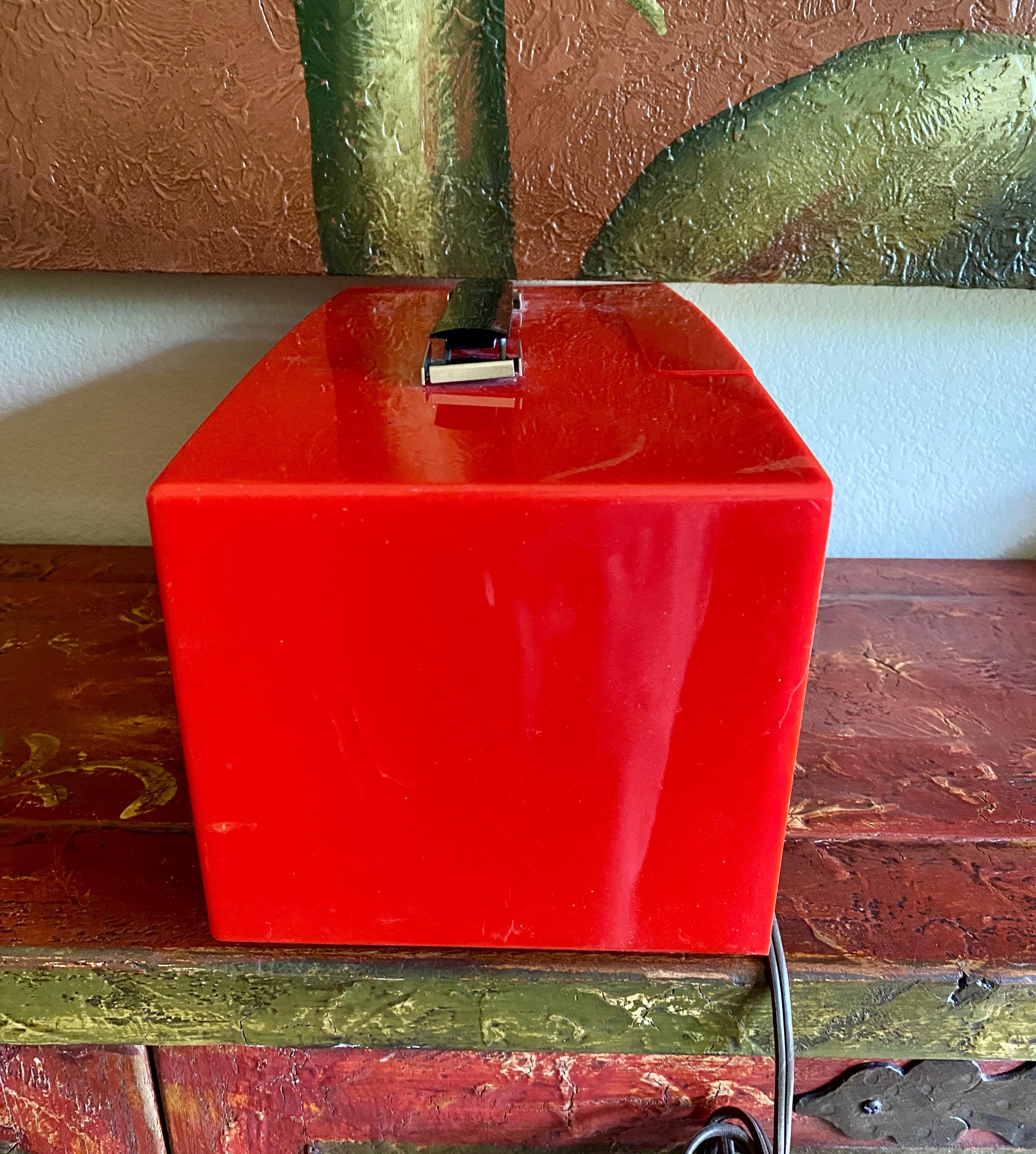 Vintage Red Zenith Tube Radio R511-V | 1950s Mid Century Modern