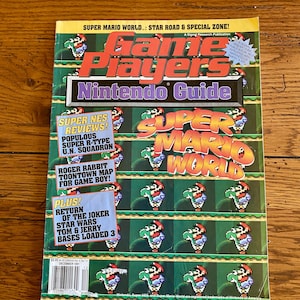 Vintage Game Player&#39;s Nintendo Guide To Nintendo - Super Mario World - December 1991 - Strategy Guide