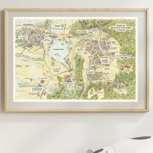 Beatrix Potter Weltkarte - PNG Download istantaneo