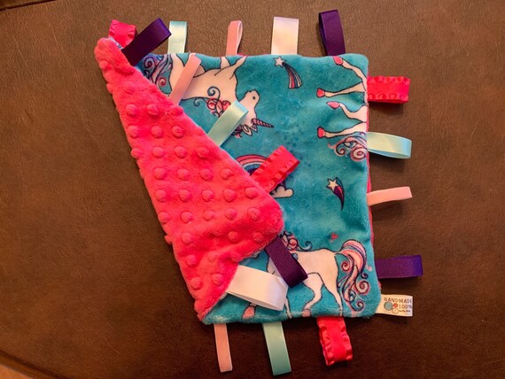 etsy taggie blanket