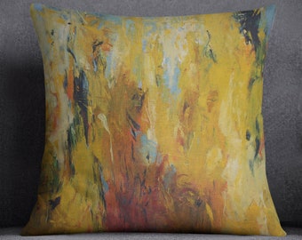 Decorative, Abstract Throw Pillow - 22" x 22"