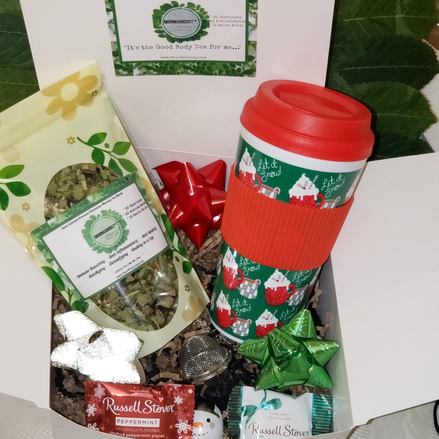 Holiday Tea Gift Sets Decorative Tea Tumbler/ Mug With Etsy UK