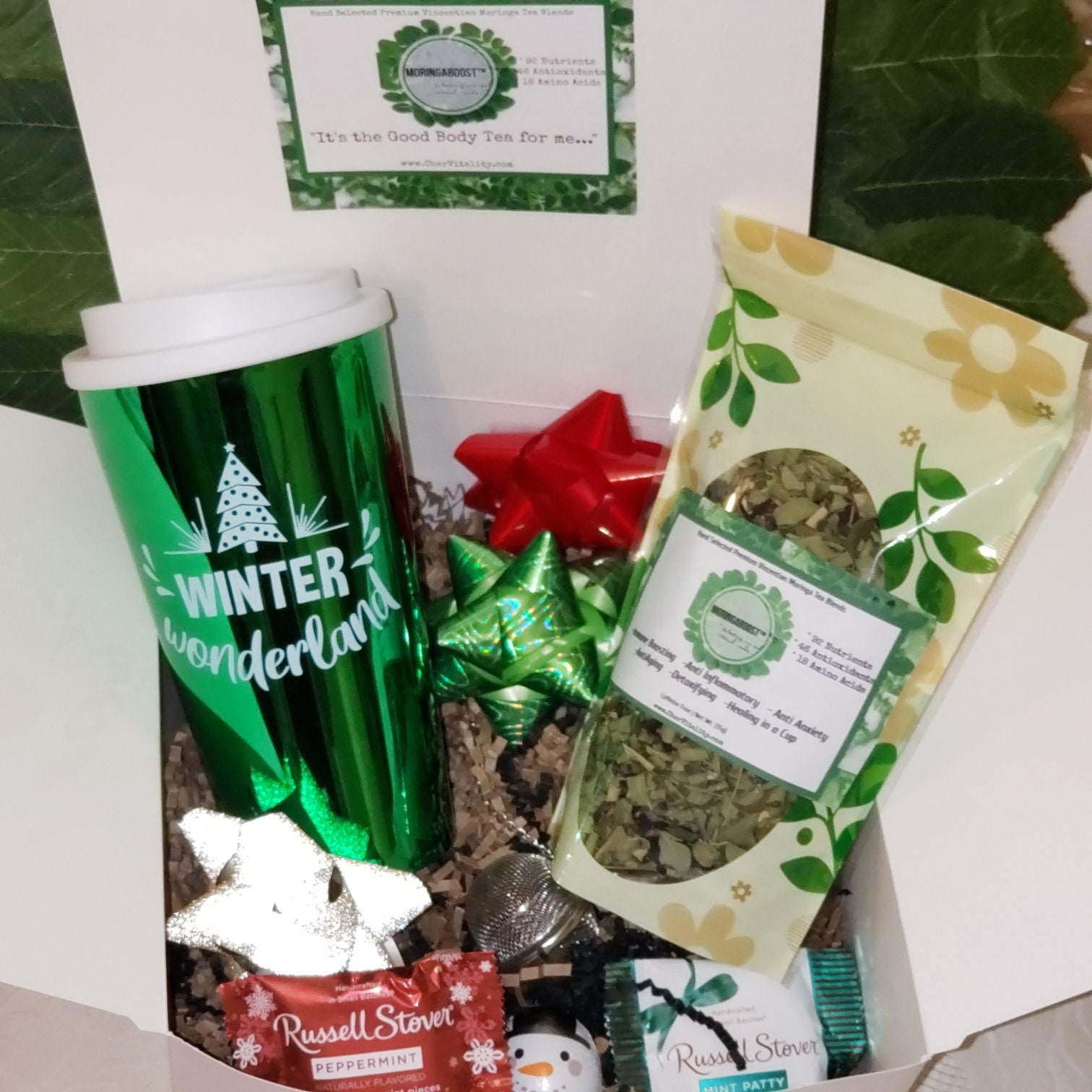 Holiday Tea Gift Sets Decorative Tea Tumbler/ Mug With Etsy UK