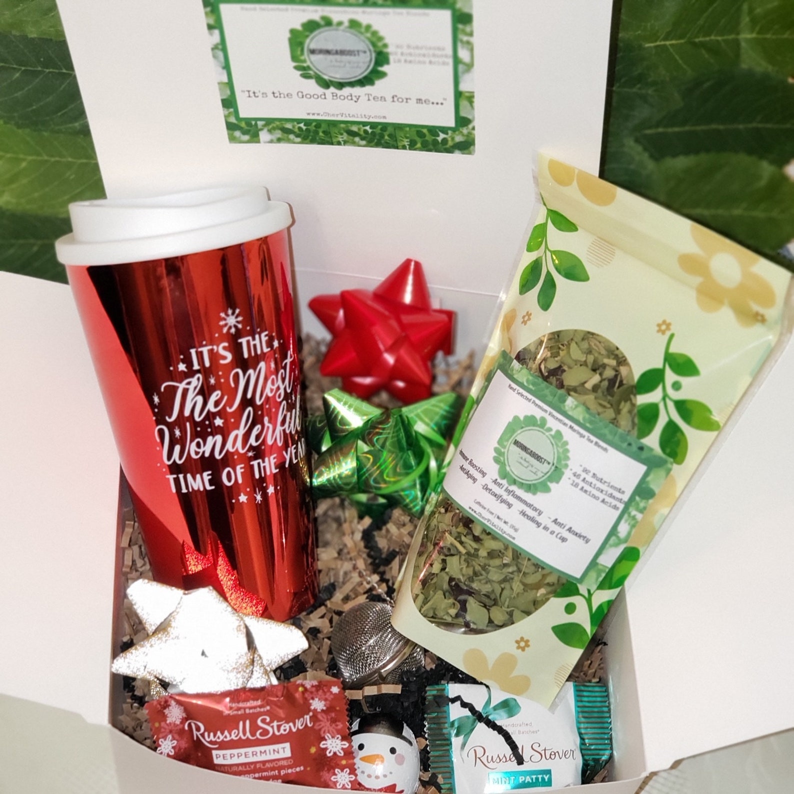 Holiday Tea Gift Sets, Decorative Tea, Tumbler/ Mug with infuser Etsy