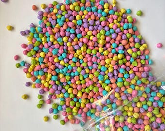 Color Pop Chickpeas Sensory Bin Filler – Rainbow Play Mix (4+ Cups)