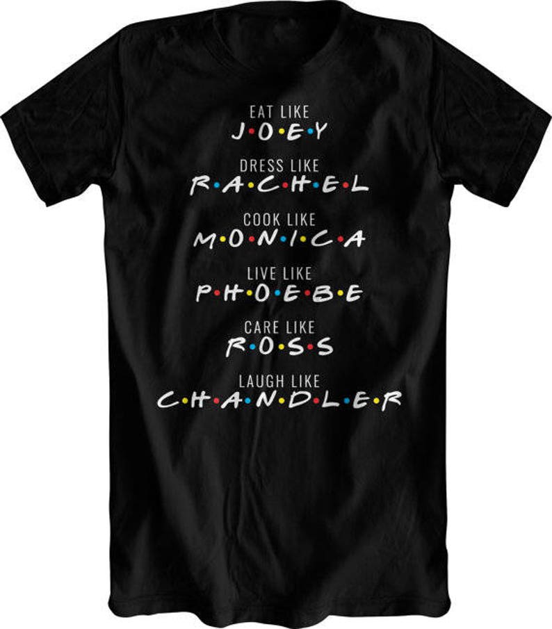 Friends Shirt friends Tv Show TV Shirt Monica Chandler - Etsy