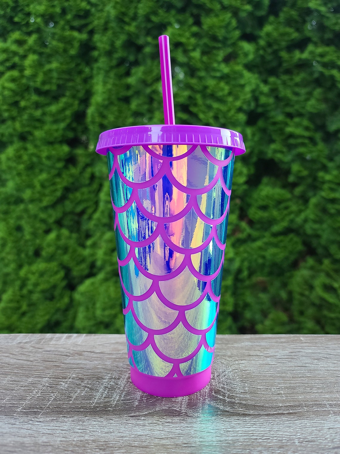 Color Changing 24oz Cold Reusable Cup with Custom Pattern and Etsy