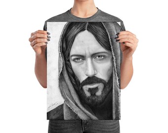 jesus pencil drawing etsy