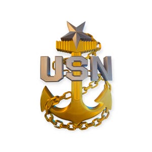 Navy Chief Anchor Senior Chief Anchor Master Chief Anchor ***Free Shipping*** Old School Anchor