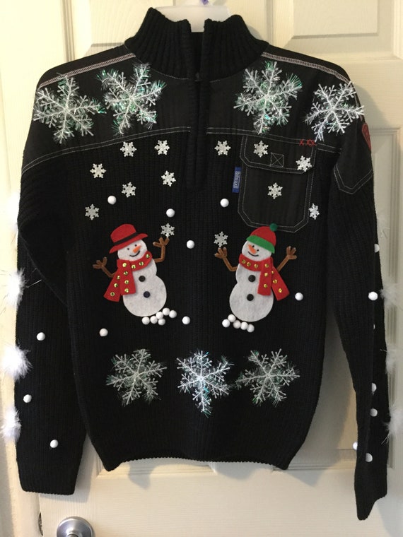 Men s Snowman Ugly Christmas Sweater