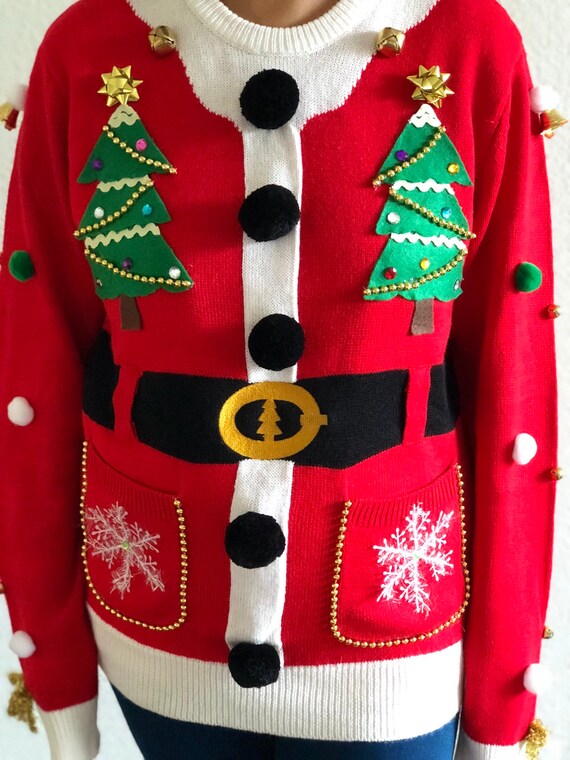 christmas tree cardigan