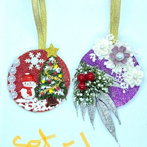 Handmade Unique Fancy Christmas ornaments, , Unique Christmas ornaments, wooden Christmas decorations ornaments