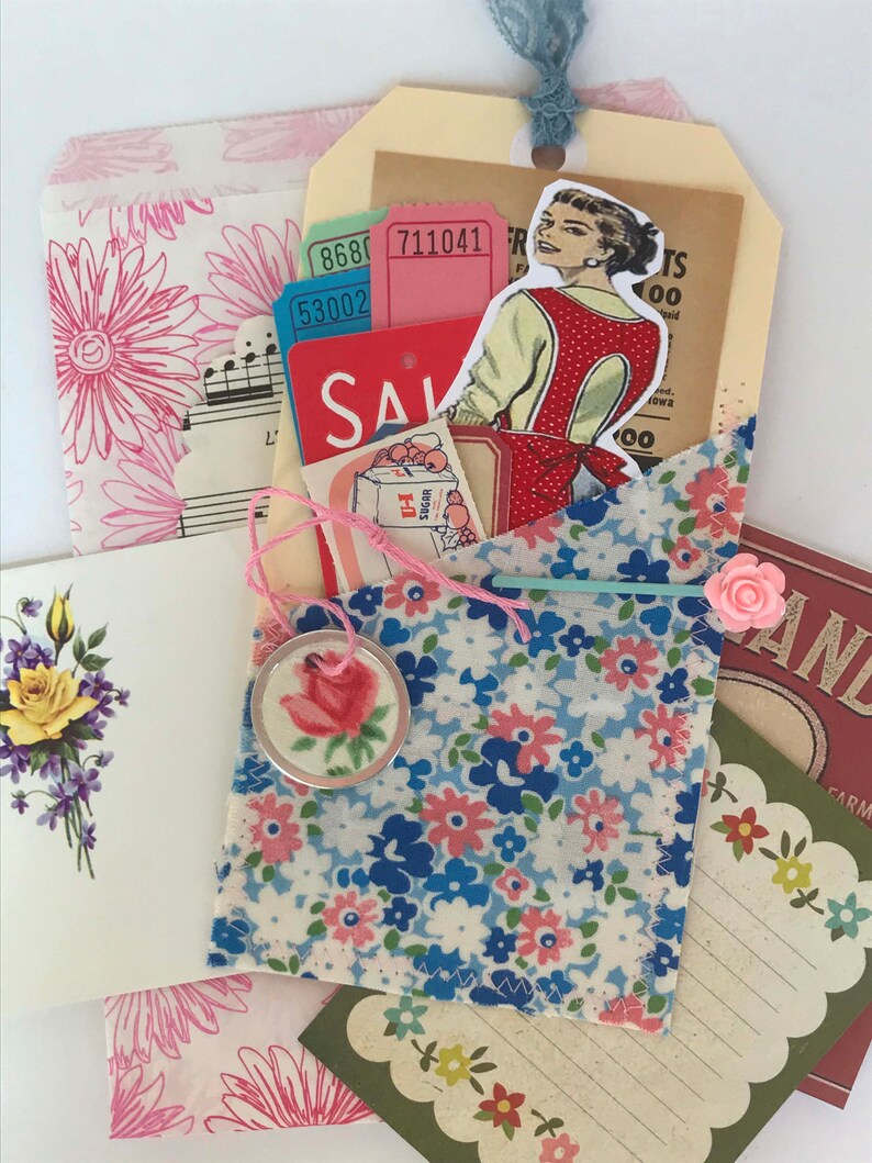 Vintage Housewife Garden Junk Journal Paper Pack Your choice Vintage Baking Cooking Garden Ephemera Scrapbook Junk Journal Ephemera Kit