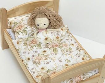 Buy Doll Bedding Set – Custom Size Quilt Pillow, Soft Handmade