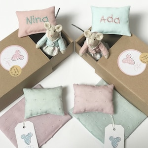 mouse doll - small mouse - little mouse - miniature mouse - personalised gift for sisters - tiny mouse - rag doll mouse - stuffed mouse -