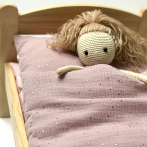 ikea duktig doll bedding bedding for doll doll bedding muslin doll bedding bedding set for dolls doll cot bedding for dolls 5. LILAC