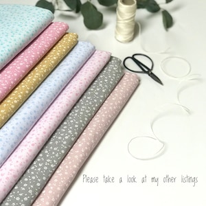 Juego de ropa de cama para muñecas de algodón floral: se adapta a la cuna Duktig de IKEA