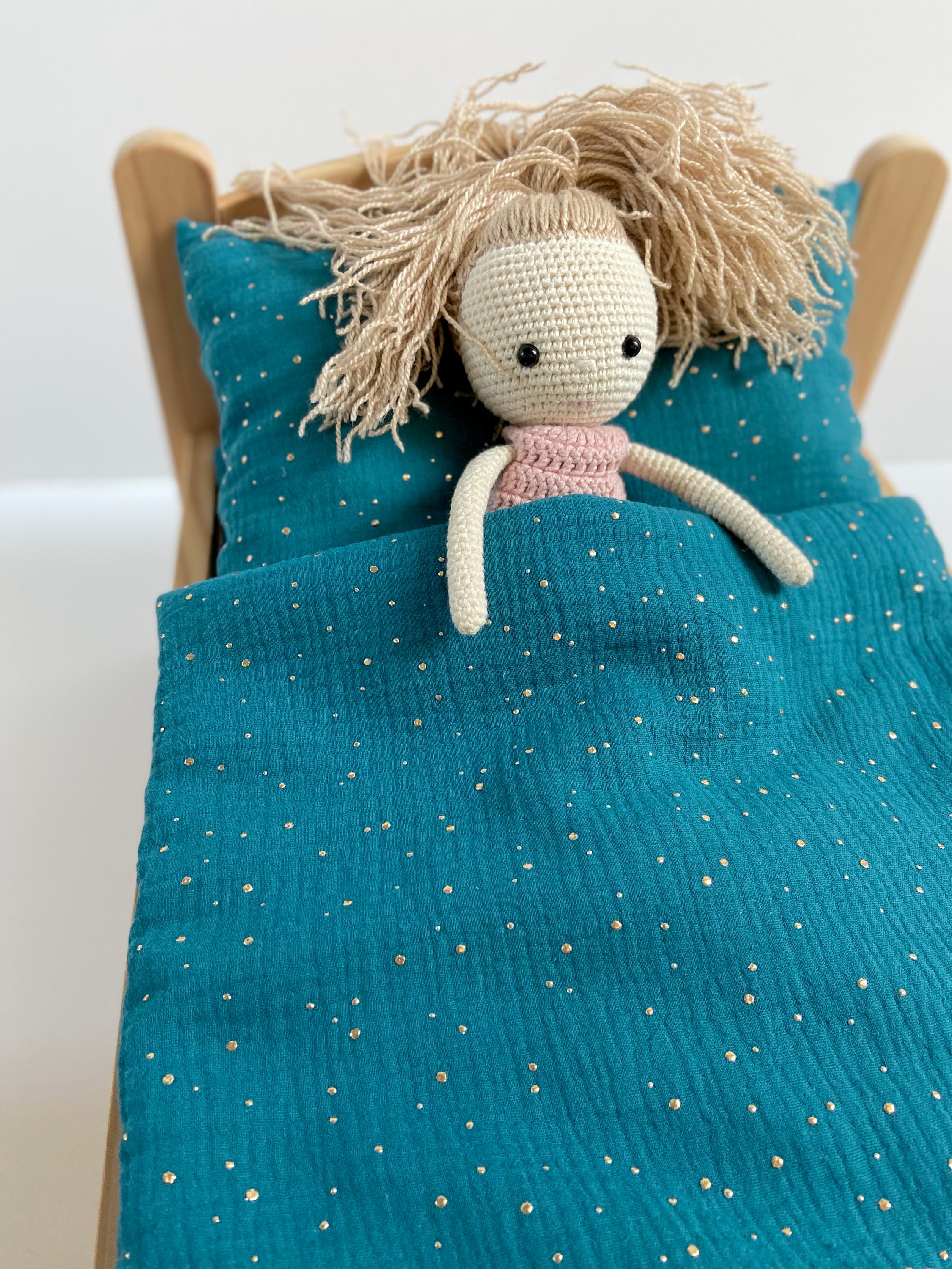 Ikea Duktig Doll Bedding Bedding for Doll Doll Bedding Muslin Doll Bedding Bedding Set for Dolls Doll Cot Bedding for Dolls Etsy Canada