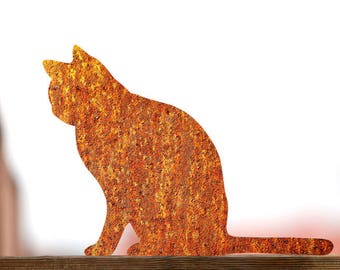 Rusty Cat  Anatol - Garden Outdoor Ornament for Cat Lovers