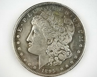 Two-Sided Trick Coin - 1895 Morgan Silver Dollar - Two Face - Double-Headed Coin - Great Stocking Stuffer!