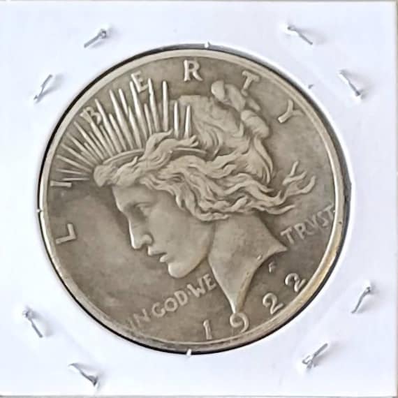 Estados Unidos 1922 paz de EE. UU. 1 dólar libertad 90% plata dos caras  dobles misma copia monedas colección monedas conmemorativas - AliExpress