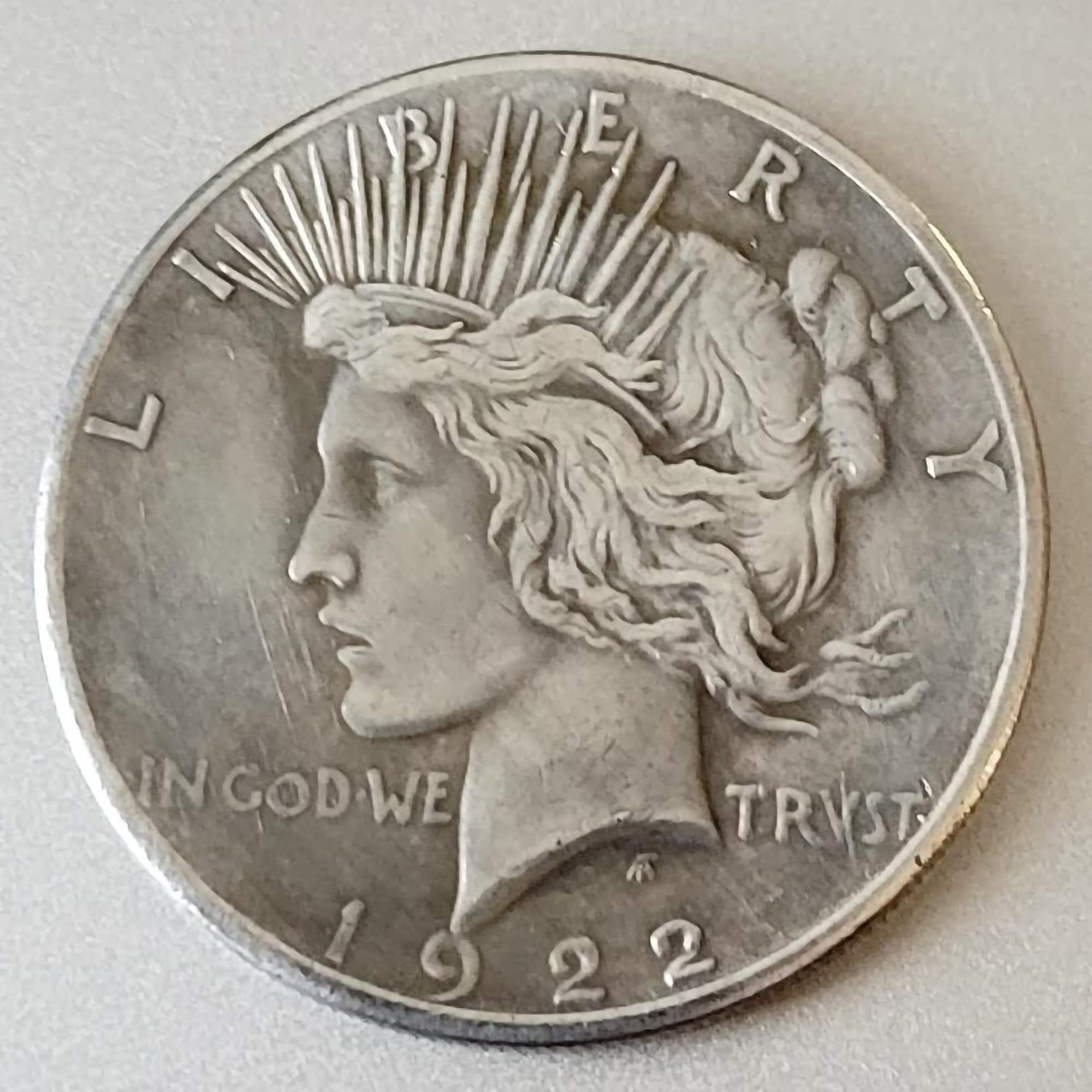 Two-sided Trick Coin - 1922 Liberty Dollar - Two Face