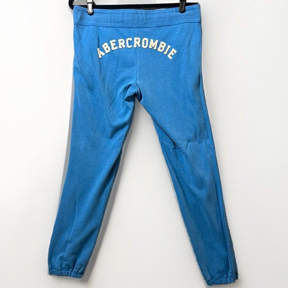 Vintage Abercrombie Fitch Joggers Womens Spell Out Booty Logo Y2K Pants Blue Etsy