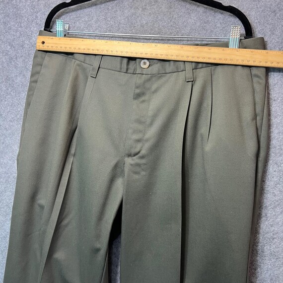 Vintage Lee No Iron Men's Pleated Dress Pants 36x29 Olive Green 90s Cotton  USA - Etsy
