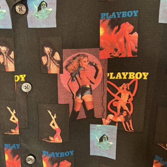 Vintage Playboy Magazine Cover Button up All Over Print Shirt Mens