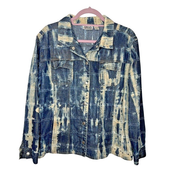 ジャケット・アウター 90s chico's design denim jacket y2k 90s chico's design denim jacket y2k