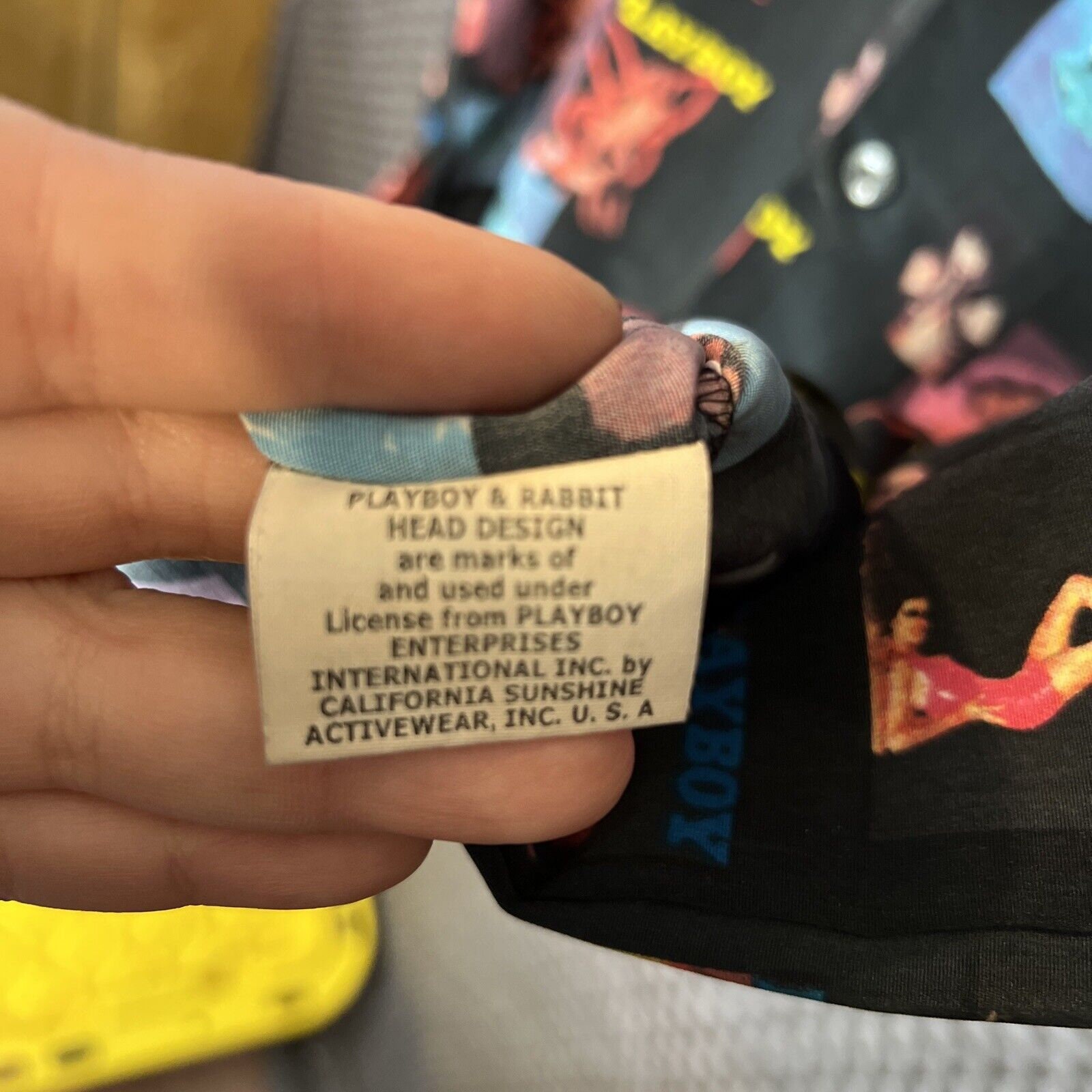 Playboy magazine shop button up
