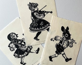 Mini prints Musical Trio <3 * Multiples discount *