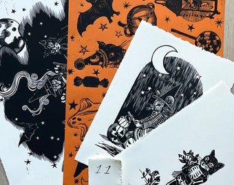 Linocut Seconds Flash Sale