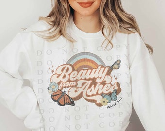 Christian Sweatshirt Bible Verse Christian Crewneck Aesthetic Jesus Sweatshirt Christian Clothing and Apparel Christian Merch Religious Gift