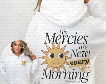 Sudadera cristiana Mujer Sudadera con capucha estética Moda Cuello redondo de gran tamaño Ropa cristiana linda Versículo bíblico Regalos para mujeres Sudaderas con capucha de Jesús