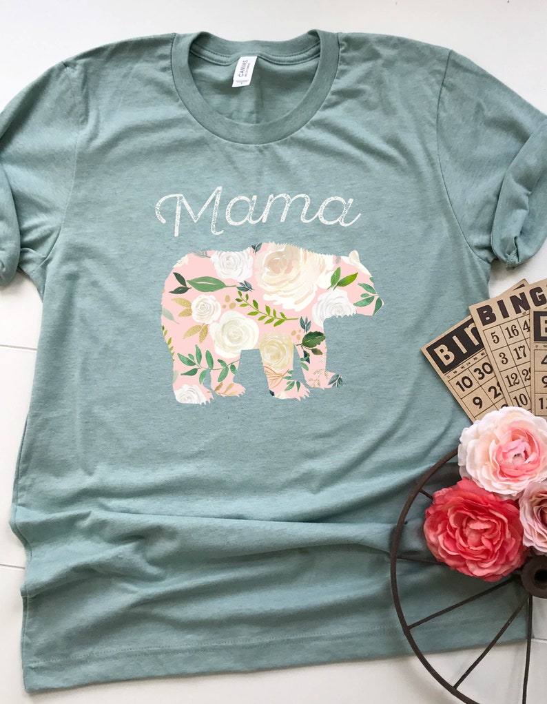 Mama Bear Shirt Pregnancy Announcement Shirt Mama Bear | Etsy