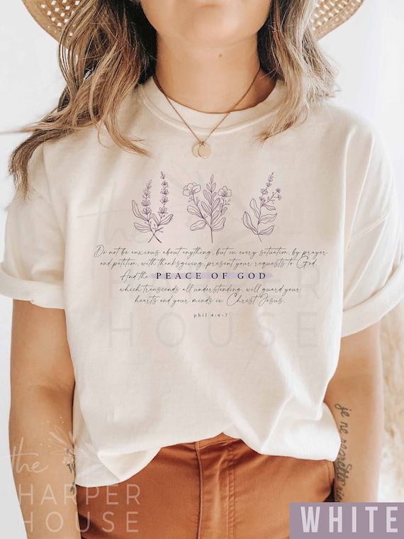 Women Christian T Shirt Do Not Be Anxious Women Christian T Shirt Do Not Be Anxious