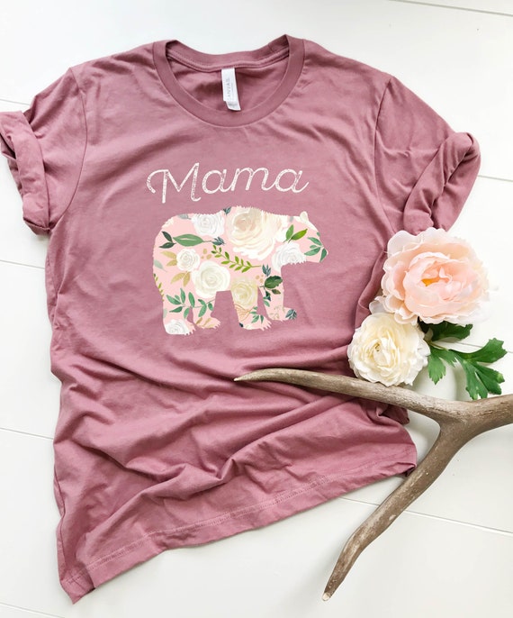 Mama Bear Shirt Pregnancy Announcement Shirt Mama Bear | Etsy