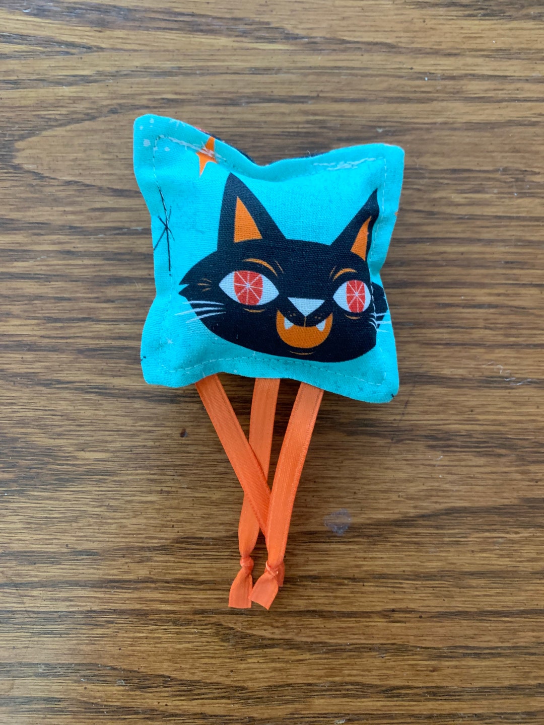 Vintage Black Cat Catnip Toss Toy With Ribbon, Cat Toy Etsy