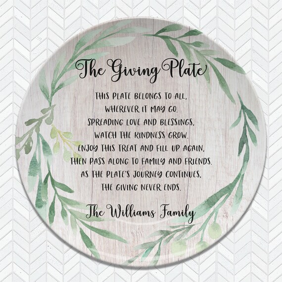 Giving plate discount