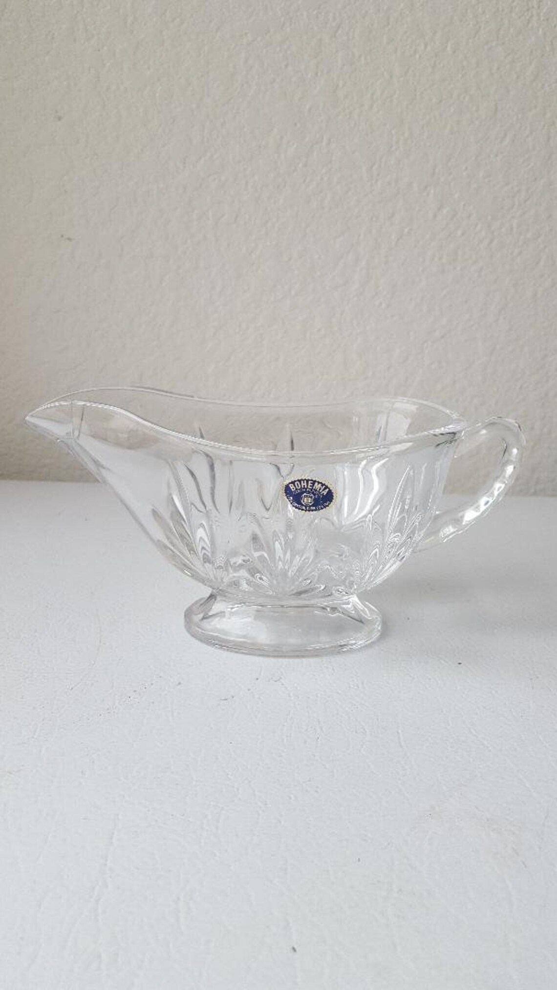 BOHEMIA Czech Republic Lead Crystal Over 24 PbO Diamond Cut Etsy