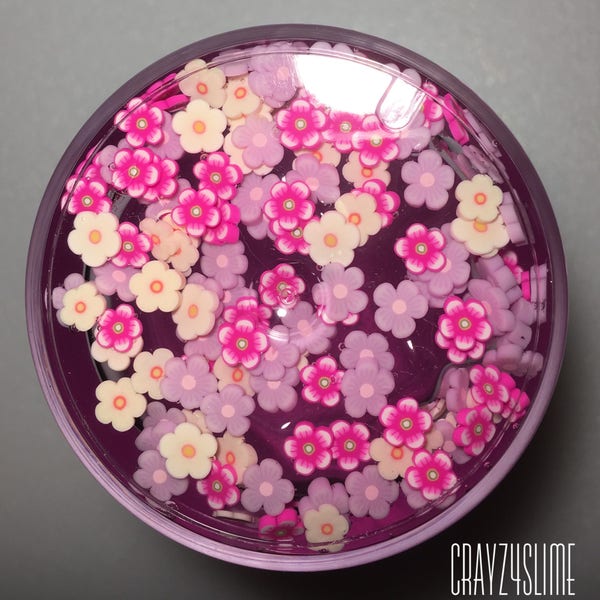Purple Garden - Purple slime with flowers