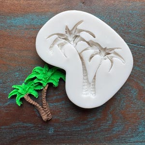 Palm Tree Silicone Mold, Tropical Mold, Hawaiian Mold, Chocolate Mold, Fondant Mold