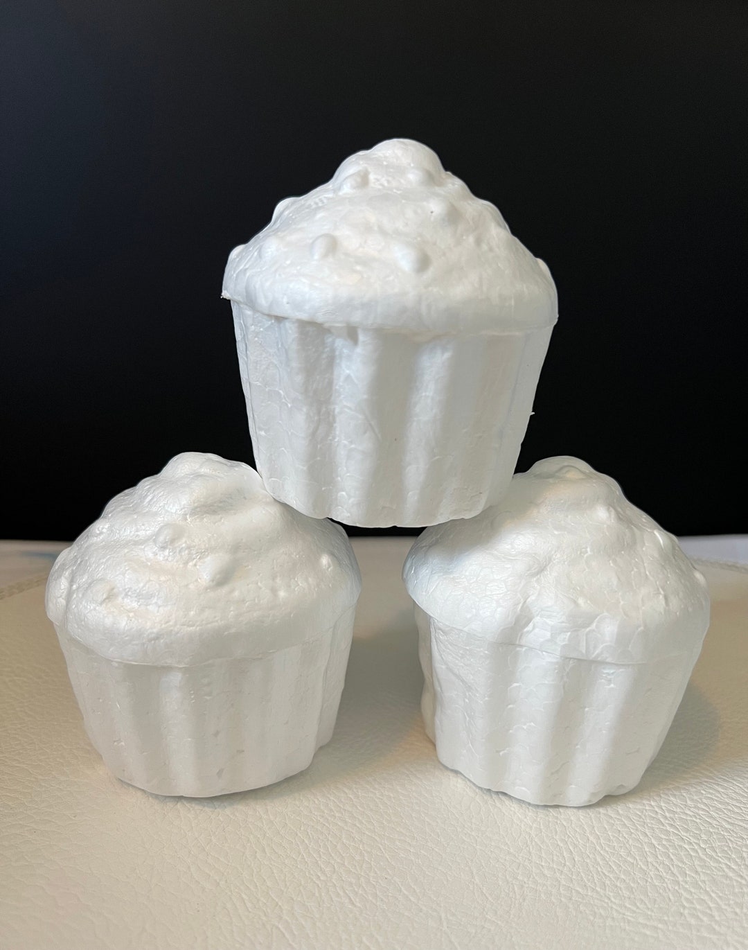 Styrofoam Cupcakes Form Cupcake Form Form for Cupcakes Etsy