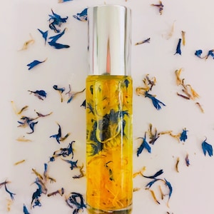 JOYOUS Organic Essential Oil Perfume Roll-On: Floral Citrus Scent-Esthetician Made