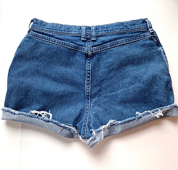 Vintage Lee Cut Off Denim Shorts Bareback 8 - image 2