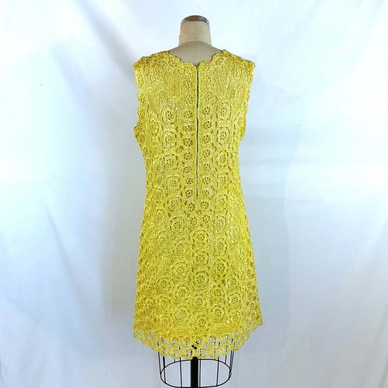 Vintage 50s Crochet Raffia Dress | Etsy
