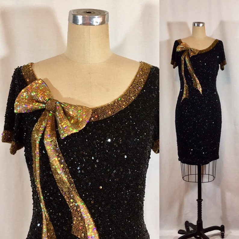 90s sequin dress