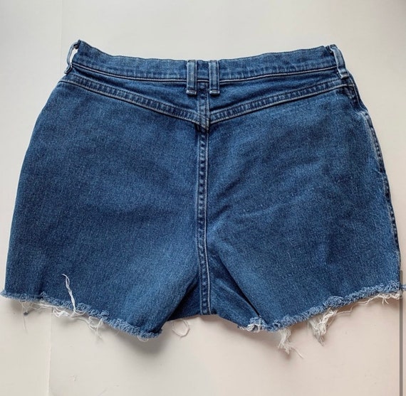 Vintage Lee Cut Off Denim Shorts Bareback 8 - image 7